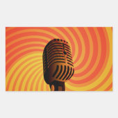 Aangepaste stickers voor microfoonherkenning (Voorkant)