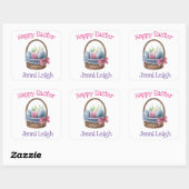Aangepaste Stickers voor paaspakketten (Vel)