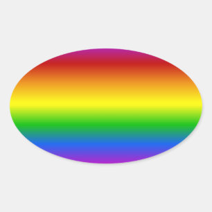 Aangepaste stickers voor regenboogkleuren