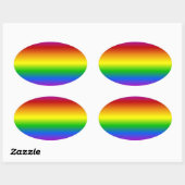 Aangepaste stickers voor regenboogkleuren (Vel)