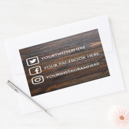 Aangepaste Stickers voor sociale media