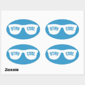 AANGEPASTE stickers VOOR STAY COOL (Vel)