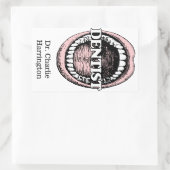 Aangepaste stickers voor tandartsen (Tas)