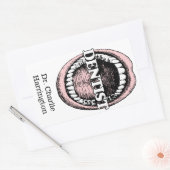 Aangepaste stickers voor tandartsen (Envelop)