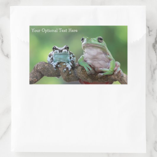 Aangepaste stickers voor tekstweergave (Tas)