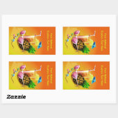 Aangepaste stickers voor Tropische Drink (Vel)