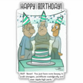 Aangepaste Stickers voor vaarweg snijden (Voorkant)