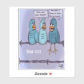 Aangepaste Stickers voor vliegende coach (Vel)