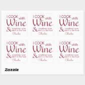Aangepaste stickers voor wijnprijsopgave (Vel)