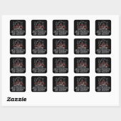 Aangepaste stickers voor Zombies in kleur (Vel)