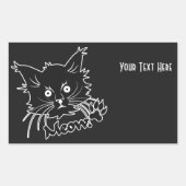 Aangepaste stickers voor zwarte kat (Voorkant)