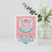 Aangepaste stijl kerst Kaart uitnodiging (Staand voorkant)