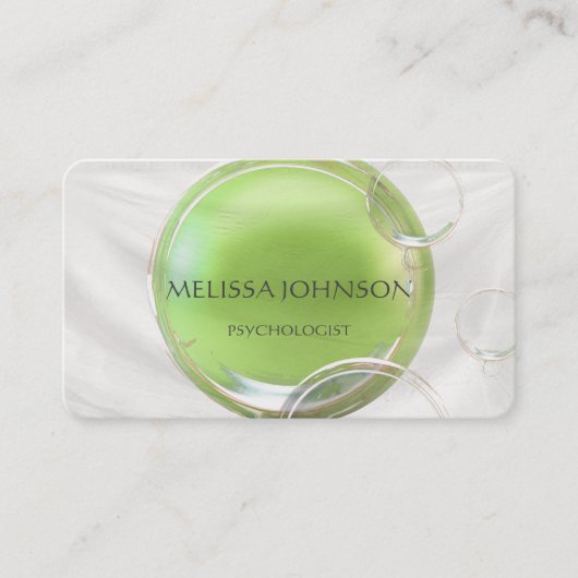 Aangepaste stijllijst voor bank- en verkoopkunst visitekaartje (Voorkant)