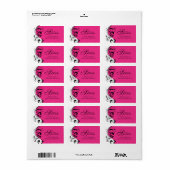 Aangepaste stijlvolle Adresetiketten Etiket (Full Sheet)