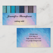 Aangepaste stijlvolle, artistieke Eyeshadow Palett Visitekaartje (Voorkant / Achterkant)