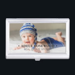 Aangepaste stijlvolle foto visitekaarthouder<br><div class="desc">Stuur me een e-mail naar JMR._Designs@yahoo.com als je hulp nodig hebt of speciale verzoeken hebt.</div>