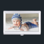 Aangepaste stijlvolle foto visitekaarthouder<br><div class="desc">Stuur me een e-mail naar JMR._Designs@yahoo.com als je hulp nodig hebt of speciale verzoeken hebt.</div>