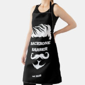 Aangepaste stijlvolle kapperszaak schort (Insitu)