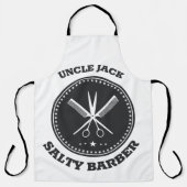 Aangepaste stijlvolle kapperszaak schort (Voorkant)