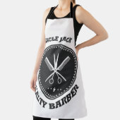 Aangepaste stijlvolle kapperszaak schort (Insitu)