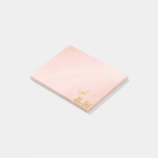 Aangepaste stijlvolle post-it notities post-it® notes (Schuin)