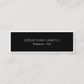 Aangepaste stijlvolle professionele moderne slanke mini visitekaartje (Voorkant)