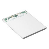 Aangepaste, stijlvolle Waterverf Eucalyptus Notitieblok (Schuin)