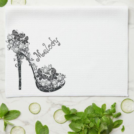 Aangepaste Stilettos toont pompen voor hoge positi Theedoek (Gevouwen)