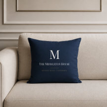 Aangepaste stille luxe landgoed monogram familiena