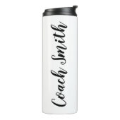 Aangepaste Stippen met 10-pins Bowling-spelden Thermosbeker (Gedraaid links)