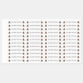 Aangepaste stoffen kledinglabels gehaakte wollige labels (Vel)