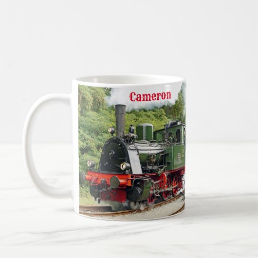 Aangepaste stoomlocomotief koffiemok (Links)