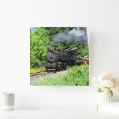 Aangepaste stoomvergrendeling vierkante klok (Huis)