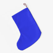 Aangepaste stopzetting van Bright Blue Turtle Dude Kleine Kerstsok (Achterkant (Hangend))