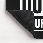 Aangepaste STRAATBAAR OUTTA-typografische muispad Muismat (Hoek)