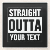 Aangepaste STRAIGHT onderzetters van BUITENVERPAKK (Voorkant)