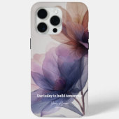 Aangepaste stralende bloemblaadjes iPhone 15 Pro M Case-Mate iPhone Case (Achterkant)