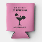 Aangepaste Strand Bruid Bachelorette Party Social  Blikjeskoeler (Voorkant)