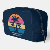 Aangepaste strand vakantie Schattige tropische pal Toilettasje (Rechterhoek)