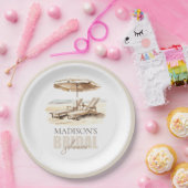 Aangepaste strand Vrijgezellenfeest Papieren Bordje (Feest)