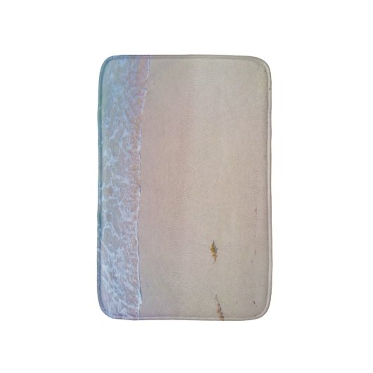 Aangepaste strand zand bad mat ontwerp (Voorkant Verticaal)