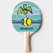 Aangepaste strandbaltafel tennis ping pongpeddel tafeltennisbatje (Voorkant)