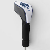 Aangepaste strandcruise nautisch anker monogram golfheadcover (Schuin)