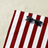 Aangepaste Strandhanddoek met Monogram Strandlaken (In situ)