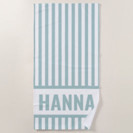 Aangepaste Strandhanddoek met Monogram Strandlaken