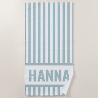 Aangepaste Strandhanddoek met Monogram Strandlaken