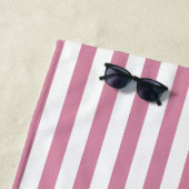 Aangepaste Strandhanddoek met Monogram Strandlaken (In situ)