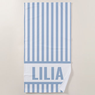 Aangepaste Strandhanddoek met Monogram Strandlaken