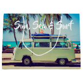 Aangepaste,  strandkamperbus en palmbomen: groot cadeauzakje (Voorkant)