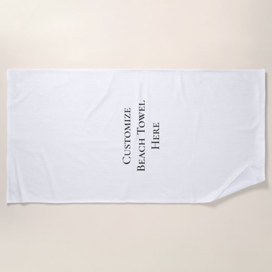 Aangepaste strandlaken vakantie ontwerp Sjabloon z (Voorkant)